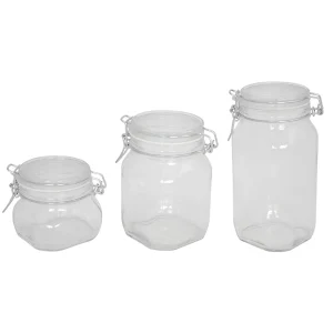 Vaso in vetro per conserve alimenti con chiusura ermetica "Fido" boccacci